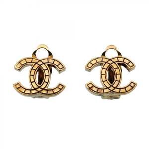 Chanel Cc Logo Clip-On Earrings Metal #247192C57B
